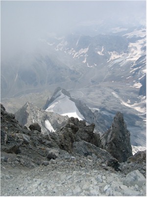 via Coston di Dentro, Hintergrat, salita Ortler