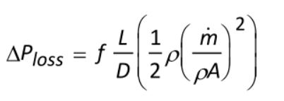 equazione perdite di carico modificata