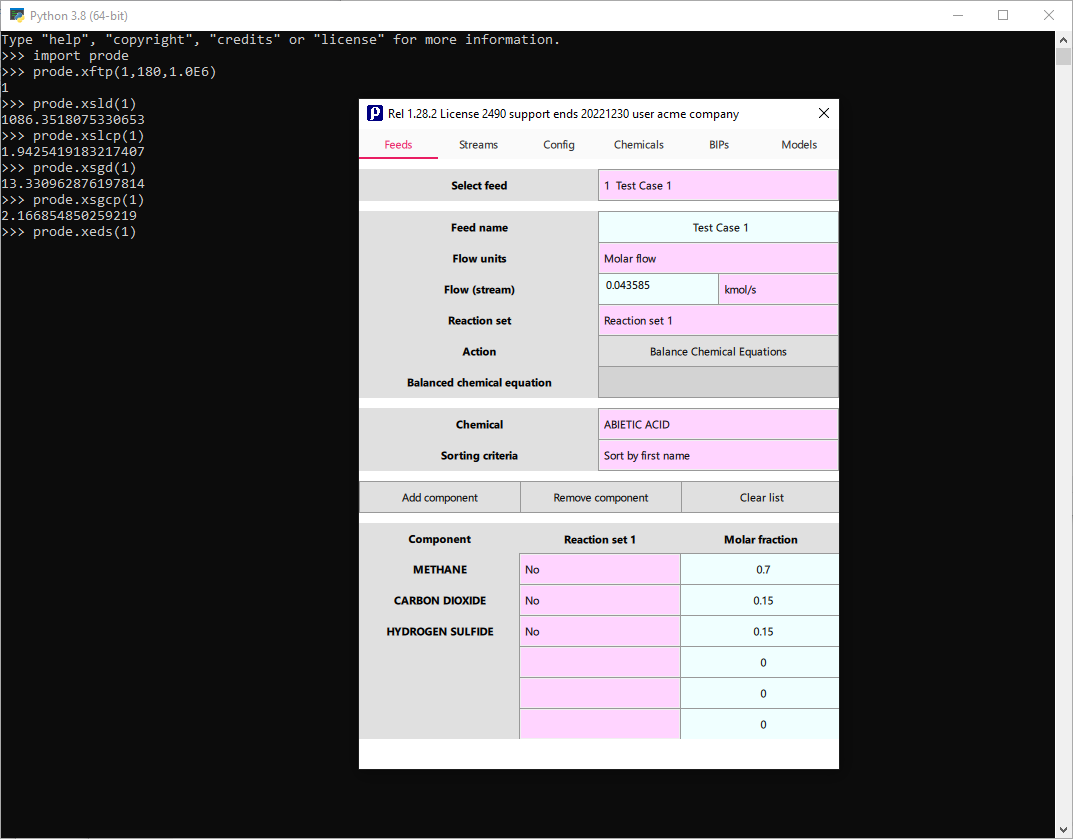 fluid properties Python